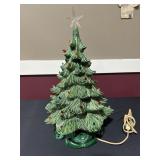 Vintage Ceramic Christmas Tree, appx 16"