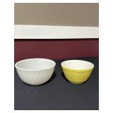 Pyrex yellow 401, Fire King Swirl 7