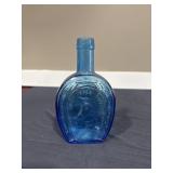 Antique blue bitters bottle