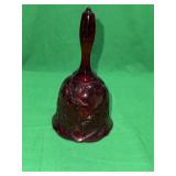 Fenton glass strawberry bell