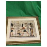 Vintage hand work on parchment Egyptian