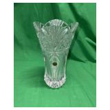 French Lead  crystal Arques glass vase