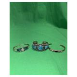 Antique bracelets, one mark sterling