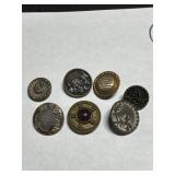 Victorian ornate buttons