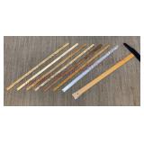 Advertising Yard Sticks, Metal Yardstick, T square