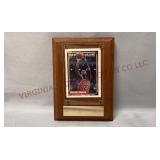 Michael Jordan Engraved Plaque 50 Point Club Card