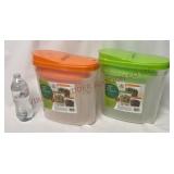 Airtight BPA Free Plastic 3-Piece Storage Sets - 2