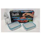 Stretch & Fresh Storage Set & Glass Storage Bowls