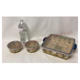 Temptations Old World Ramekins & 8"x8" Ovenware