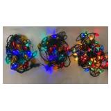 Vintage Christmas Plastic String Lights - 2 Styles