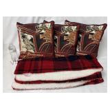 Budweiser Pillows & Better Homes Throw Blanket