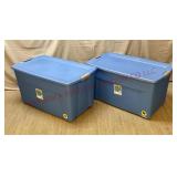 Sterilite 45 Gallon Wheeled Storage Totes w Lids