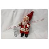 Mid Century 1950s Rubber Face 16" Santa Claus