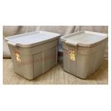 Rubbermaid Roughneck 18gal Storage Totes - 2