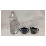 Westmoreland Black Amethyst Mini Creamer & Sugar