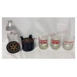 Vtg Rotary Intl. Coaster Set & Ramada Inn Glasses