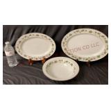 Vintage Noritake Vineyard Platters, Vegetable Bowl