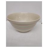 Extra-huge pottery banded mixing bowl