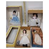 4 dolls w/boxes - 3 Effanbee & 1 Madame Alexander