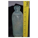 Historic CRETE Illinois hutchinson soda bottle