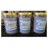 3 new Opalhouse Scented Soy Candles  21.5oz