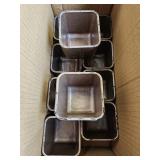 Lot of 10 Small Glass Planters