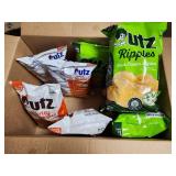 Box Lot of Utz Chips