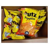 Box Lot of Utz Chips