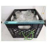 Small Crate of Glass Votive Holders