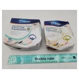 Lot of 2 Breeze 30pk Cotton Tampons