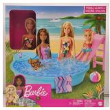 NEW Barbie Estate with Blonde Doll Pool Slide &