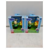 2 peppa pig figures - Rebecca rabbit