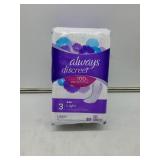 Always discreet size 3 pads 30ct