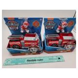 NEW 2 Paw Patrol Marshall Fire Engine