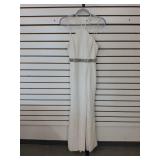 B. Darling white prom dress size 1/2