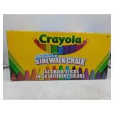 Crayola - 144pc washable sidewalk chalk