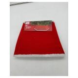 Home accents 26 in. Red and white tree collar