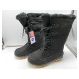 Universal Thread Black Winter Boots Size 6