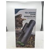 New 10-30x50 Zoom Monocular