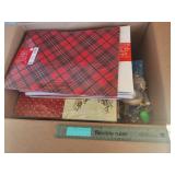 Box Lot of Christmas Gift Bags & Boxes