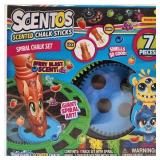 NEW Scentos Scented Chalk Sticks Spiral Chalk Set