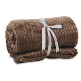 NEW DISSA Flannel Fleece Throw Blanket 51x63