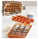 NEW Gotham Steel Brooklyn Brownie Pan with