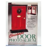 Red Door Christmas Photo Album With Box Holds 80