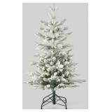 NEW 3.5` Unlit Flocked Balsam Fir Mini A