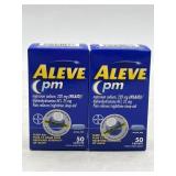 NEW LOT OF 2 Aleve NSAID Pain Reliever & Fever