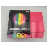 NEW LOT OF 6 Astrobrights Colored Cardstock 8.5 x