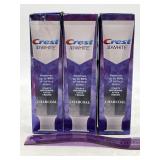 NEW LOT OF 3 Crest 3D white charcoal toothpaste