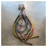 HVAC Gauge set with extra hoses