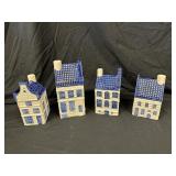 Delft House House Canister Set